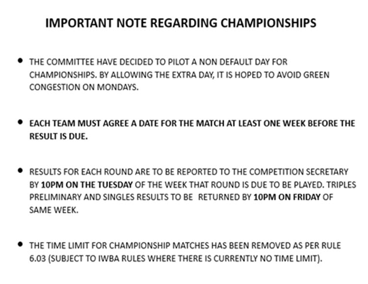 NIWPGL Event Calendar Notes 2026