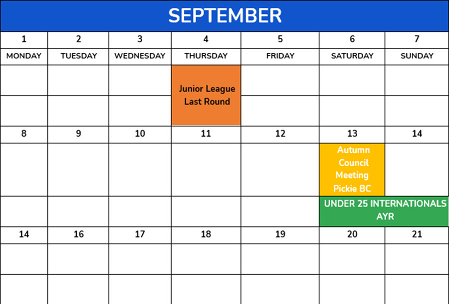 Calendar September 2025