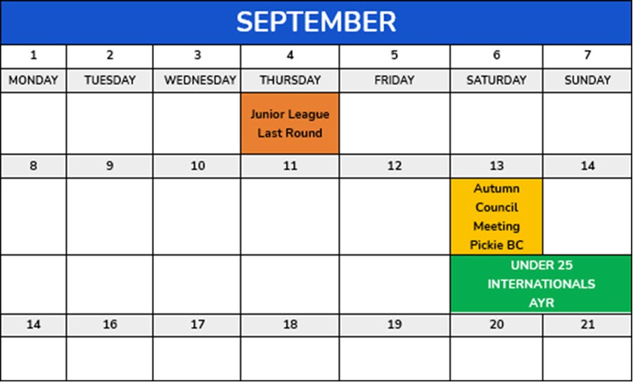 Calendar September 2025 Revised