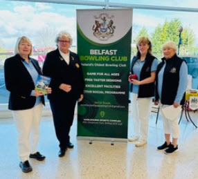 Belfast BC at Tesco to promote Taster Days on 5th and 6th April 2025