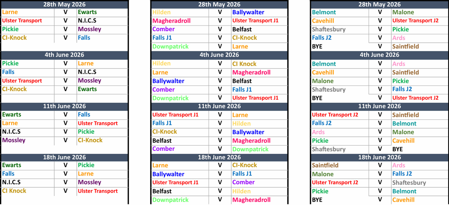 Part 2NIWPGL Fixture Summary All 2026 Part 3
