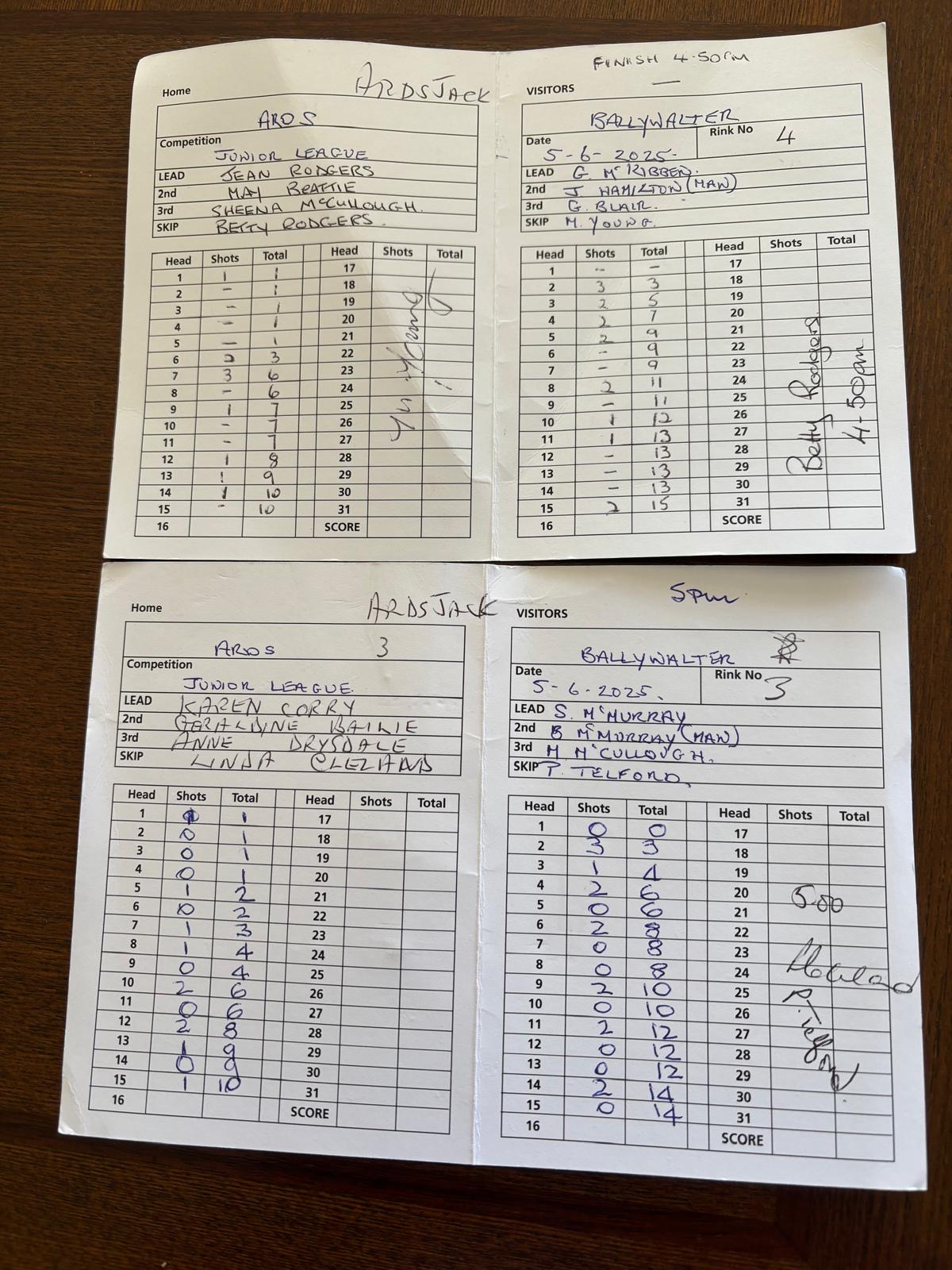 Ards v Ballywalter 5th June 2025