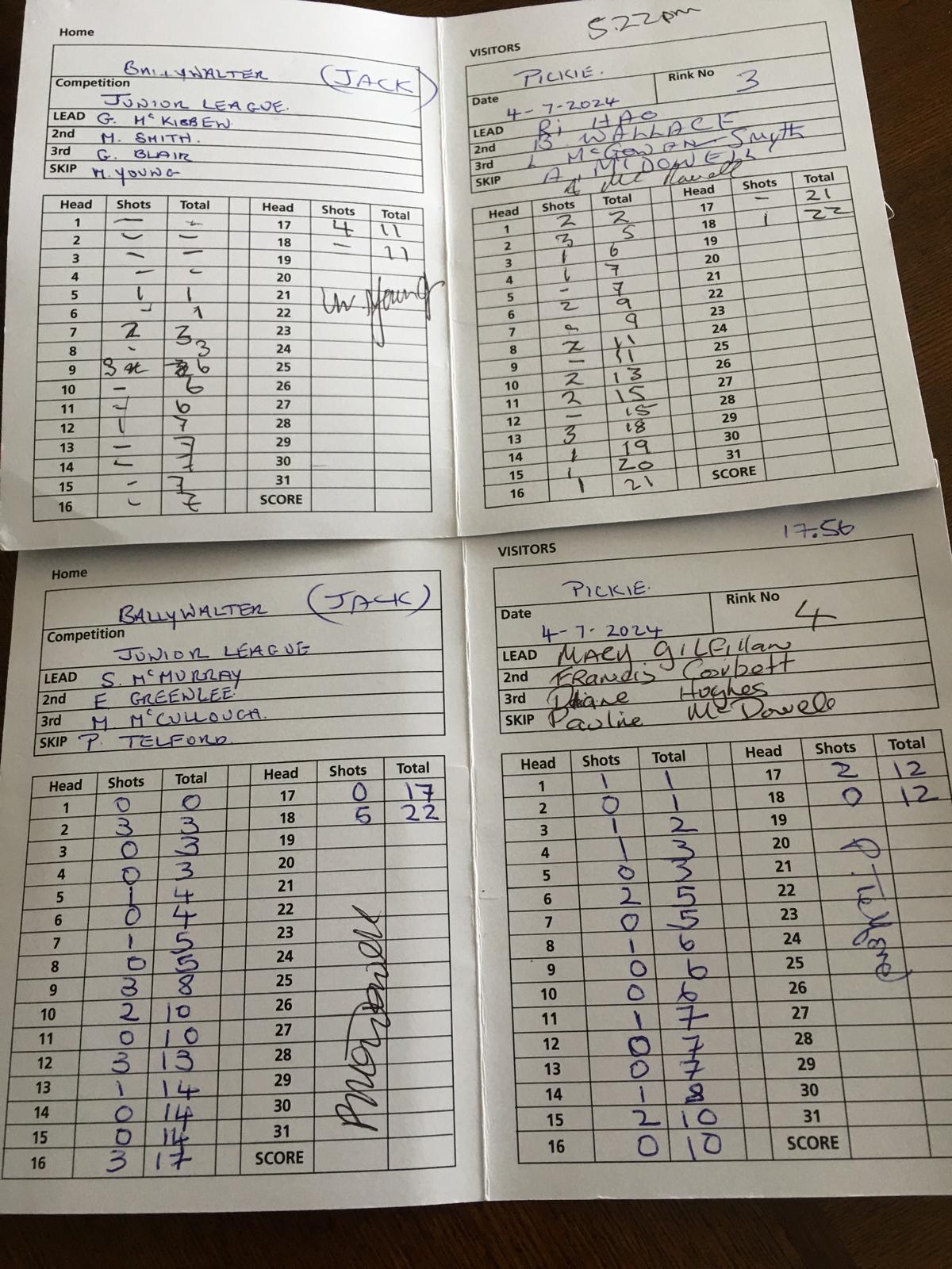 Ballywalter v Pickie 4th July 2024