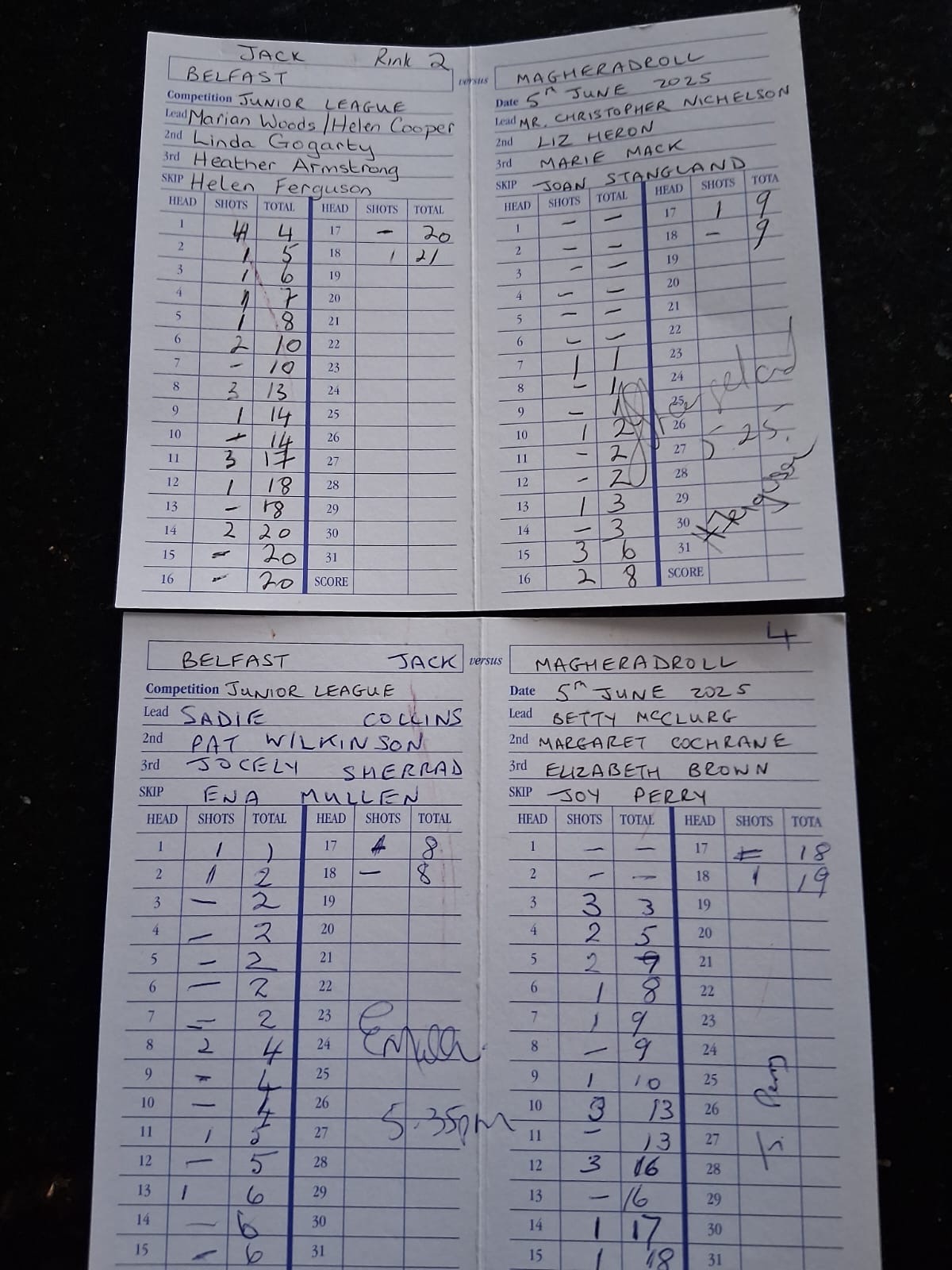 Belfast v Magherdroll 5th June 2025