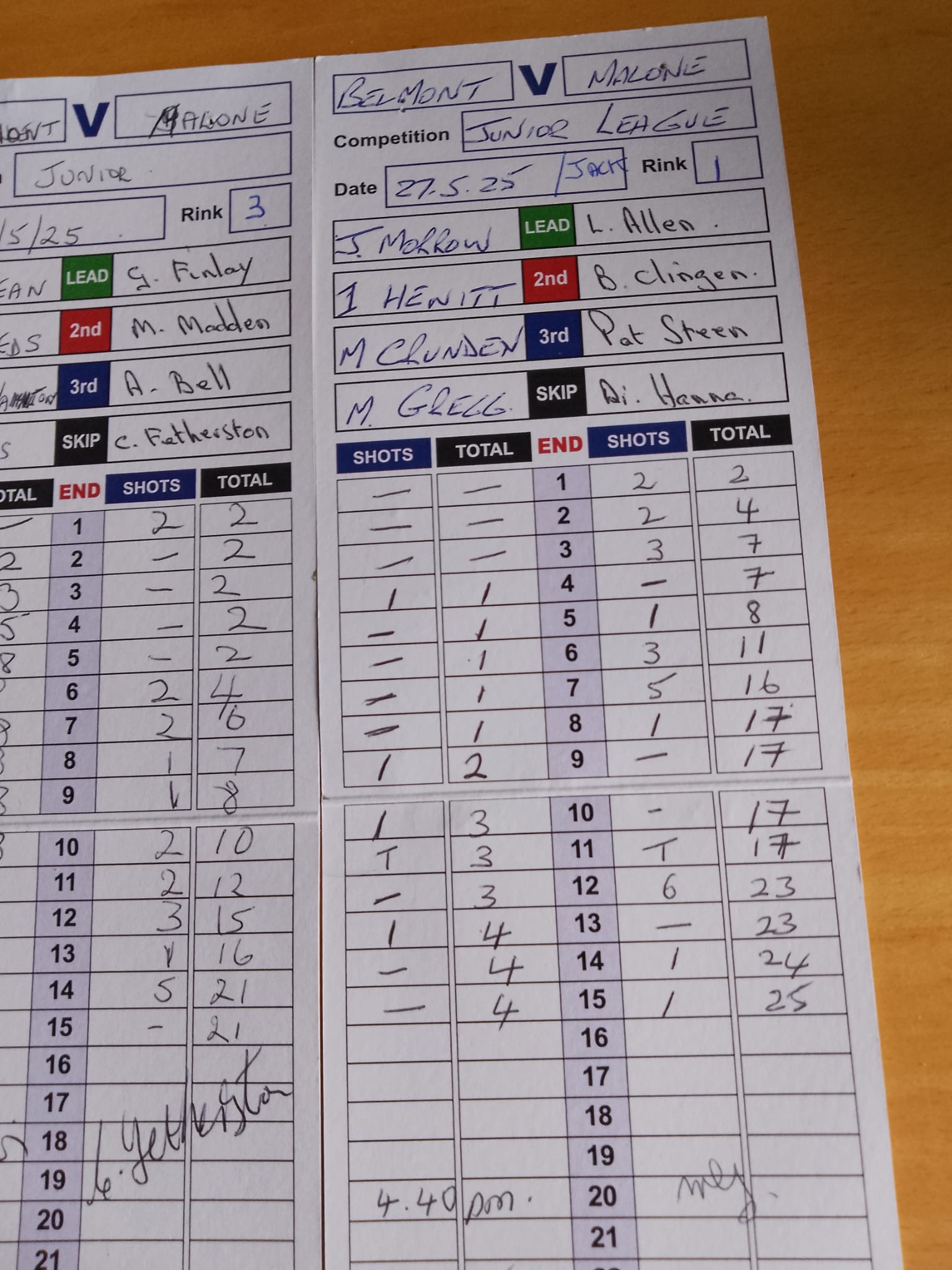Belmont v Malone 27th May 2025 1