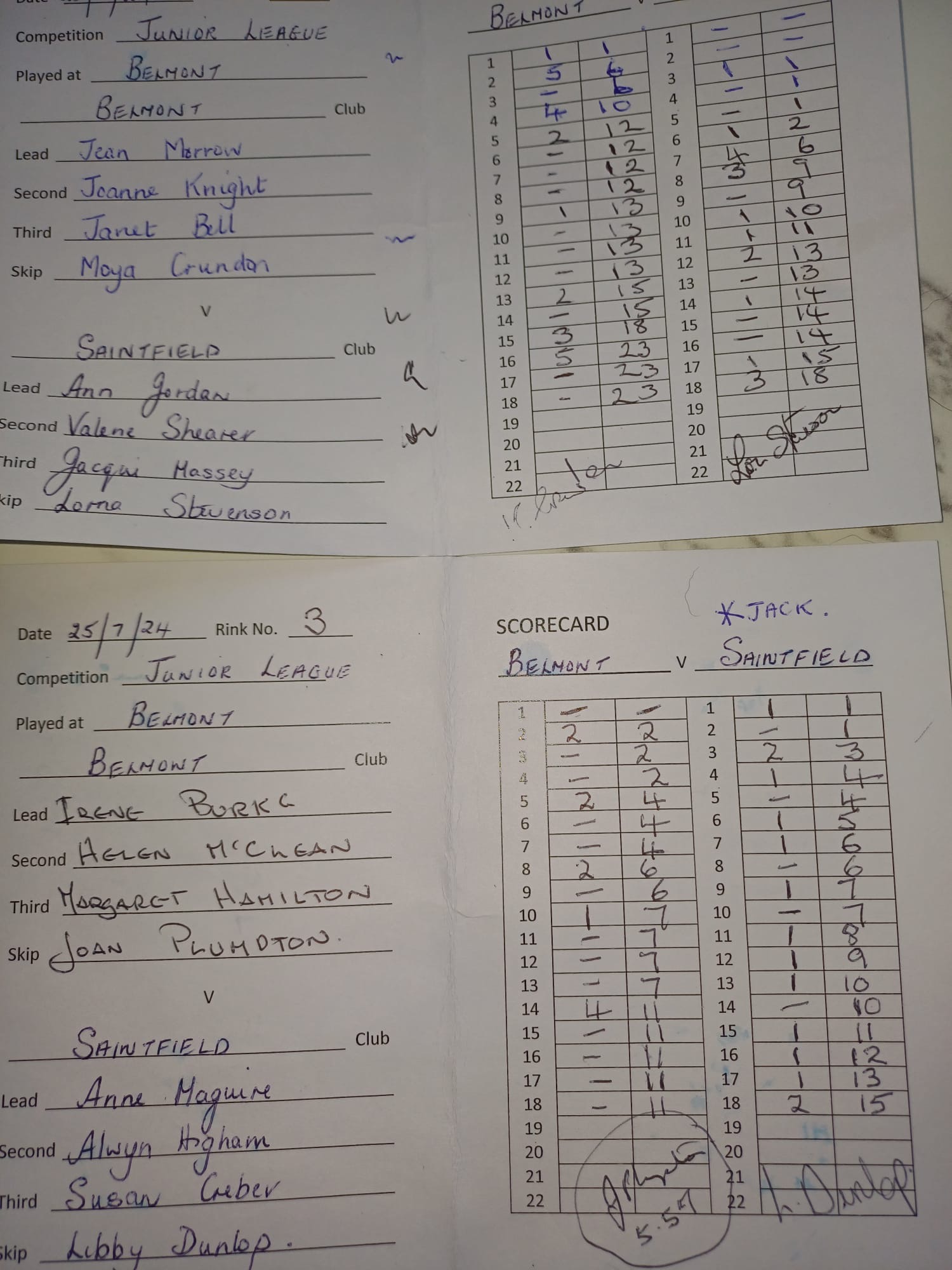 Belmont v Saintfield 25th July 2024