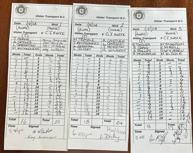 CI Knock v Ulster Transport 1 1st August 2024