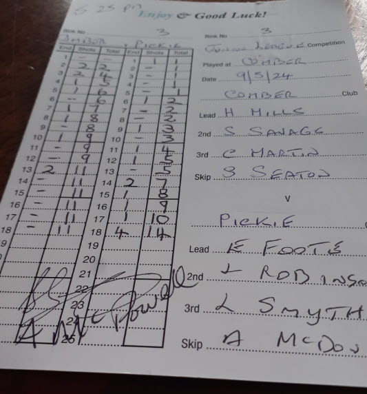 Comber v Pickie 9th May 2024 Rink 2