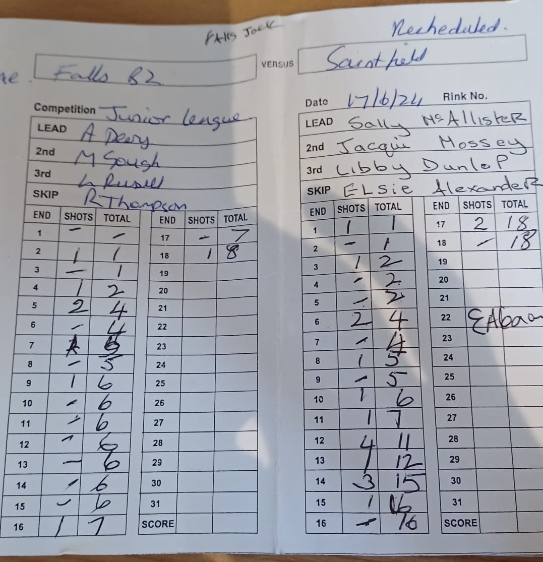 Falls J2 v Saintfield 17th June 2024 1