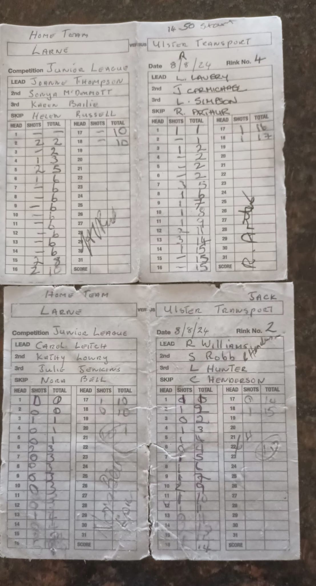 Larne v Ulster Transport 2 8th August 2024