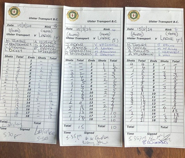 Larne S1 v Ulster Transport 1 15th August 2024 1