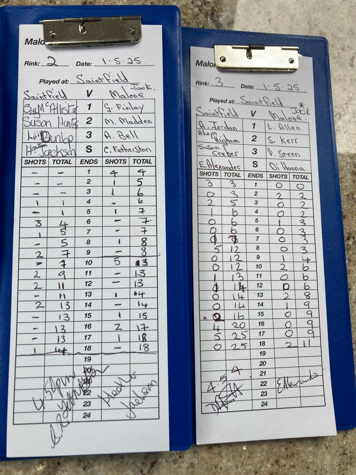 Saintfield v Malone 1st May 2025