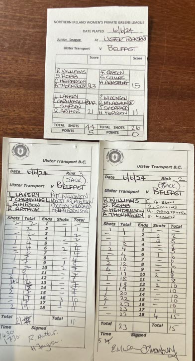 Ulster Transport 2 v Belfast 6th June 2024