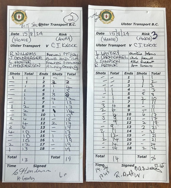 Ulster Transport 2 v CI Knock 15th August 2024