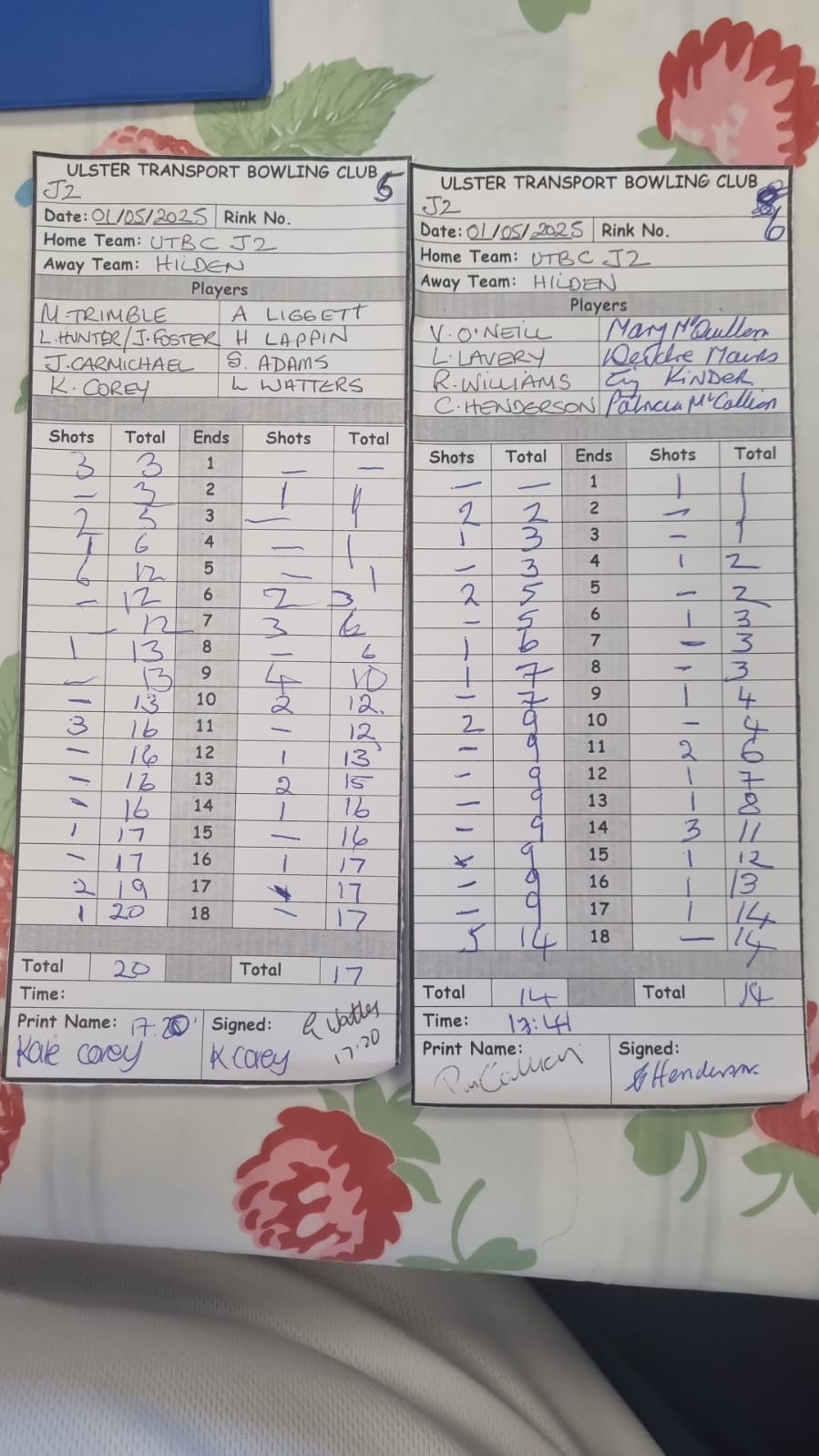 Ulster Transport v Hilden 1st May 2025